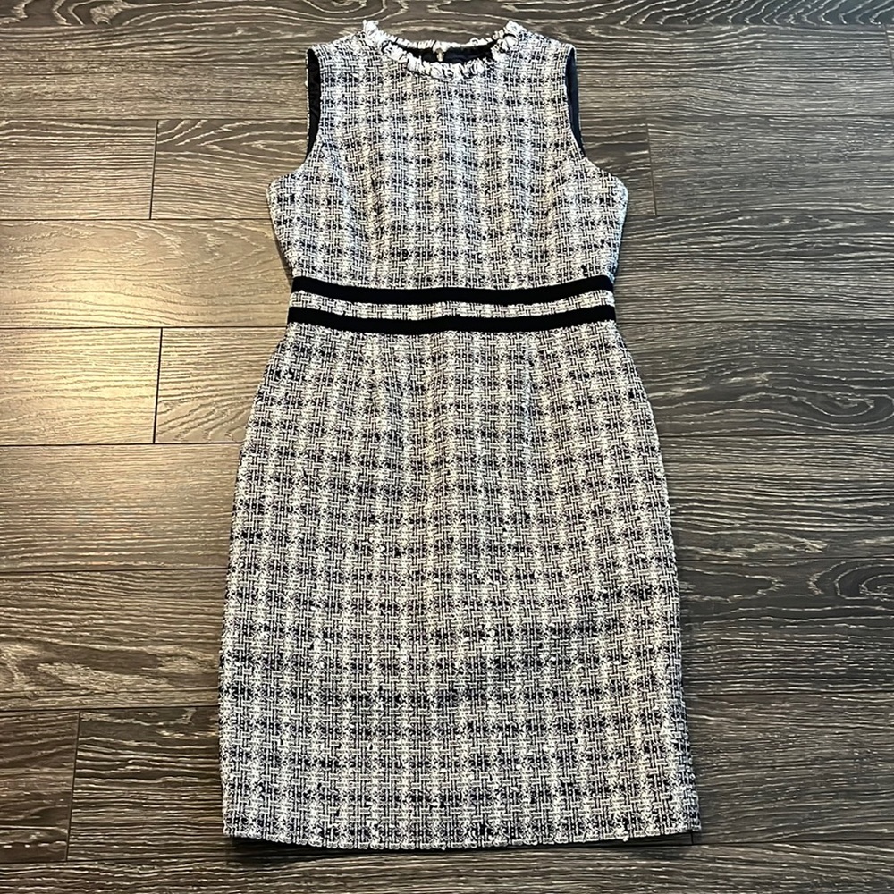 Sz 8 brooks brothers tweed dress